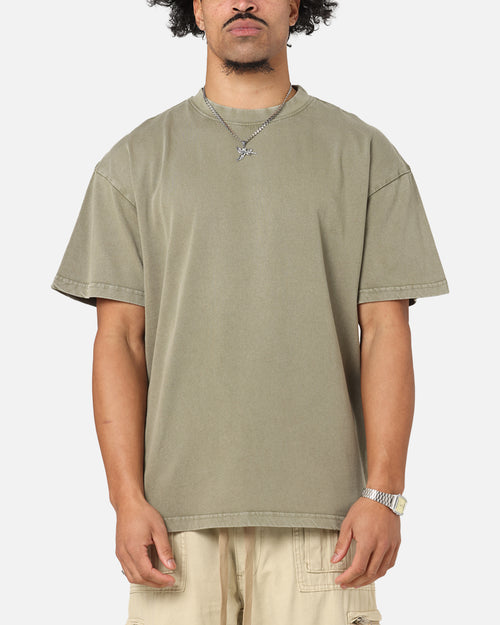 Culture Kings Standard Drop Shoulder T-Shirt Vintage Khaki