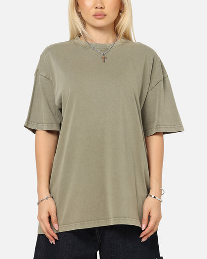 Culture Kings Standard Drop Shoulder T-Shirt Vintage Khaki