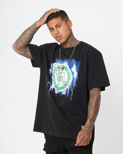 Mitchell & Ness Boston Celtics Logo Lightning T-Shirt Black