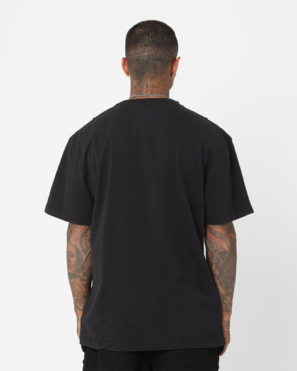 Mitchell & Ness Los Angeles Lakers Logo Lightning T-Shirt Black