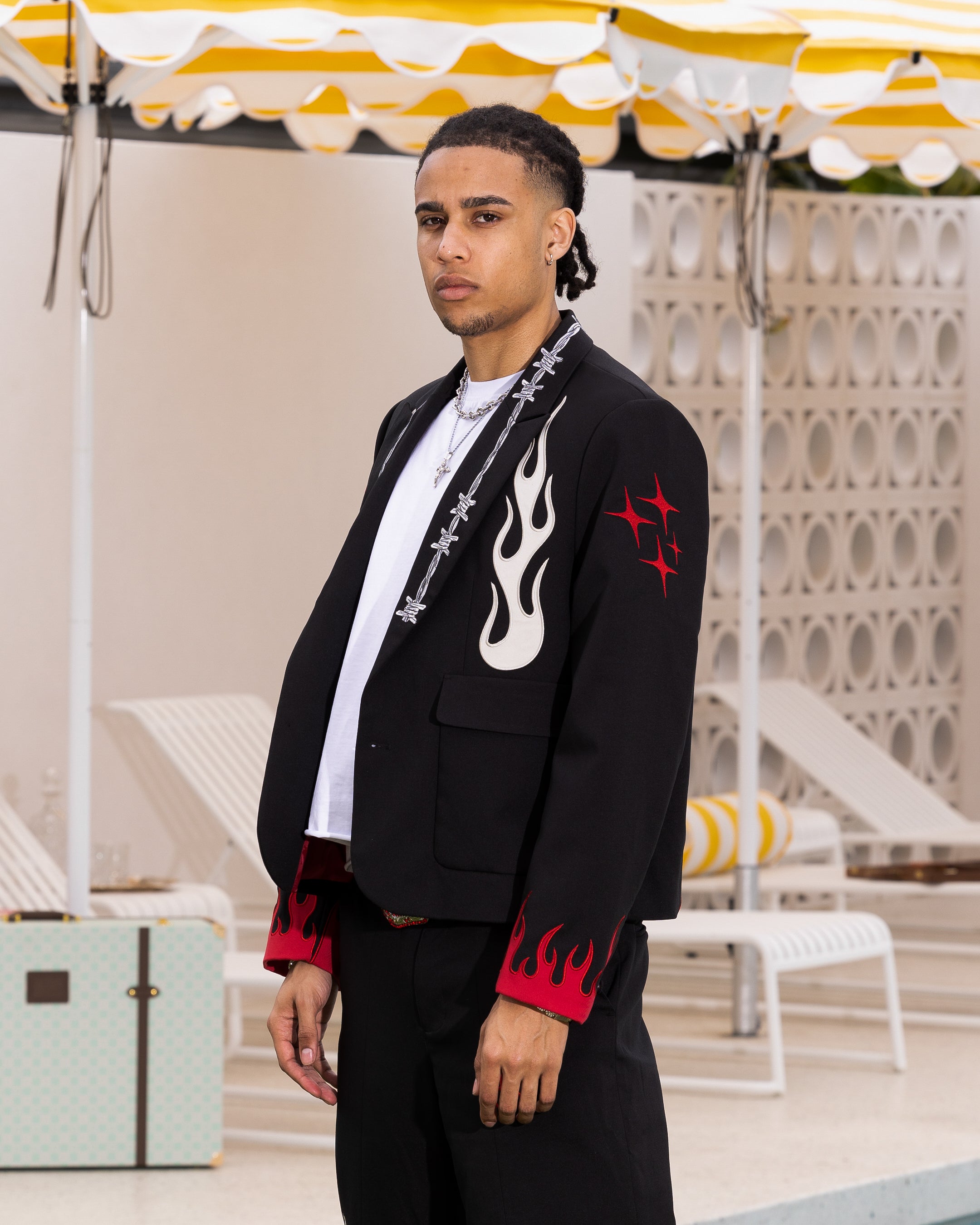 Loiter Western Blazer Jacket Black | Culture Kings US