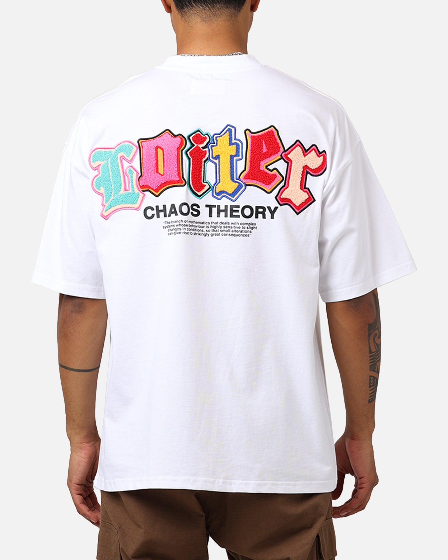 Loiter Chaos Theory T-Shirt White | Culture Kings US