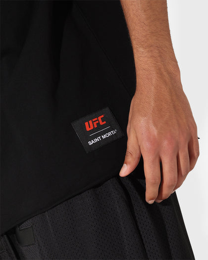 Saint Morta X UFC Boxy Premium T-Shirt Black/Black