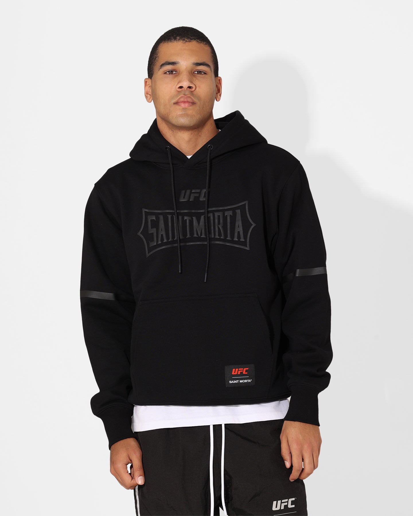 Saint Morta X UFC Championship Hoodie Black/Grey | Culture Kings US
