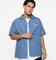 X-Large Drawing OG Open Collar T-Shirt Blue