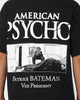 Rats Get Fat X American Psycho Patrick Bateman T-Shirt Black