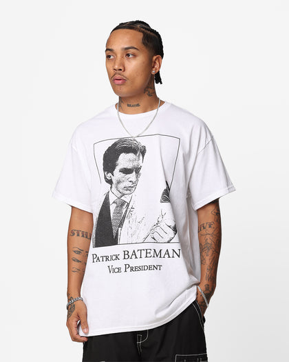 Rats Get Fat X American Psycho Vice President T-Shirt White