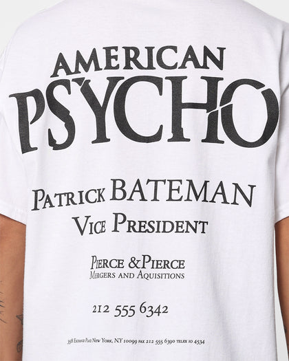 Rats Get Fat X American Psycho Vice President T-Shirt White