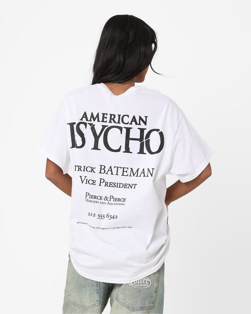 Rats Get Fat X American Psycho Vice President T-Shirt White