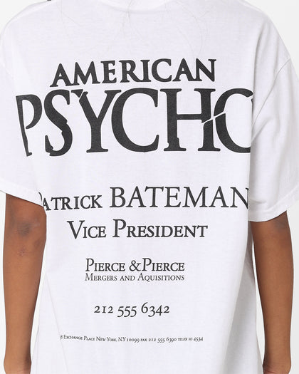 Rats Get Fat X American Psycho Vice President T-Shirt White