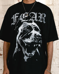 Saint Morta Fear Boxy T-Shirt Black/White