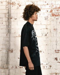 Saint Morta Fear Boxy T-Shirt Black/White