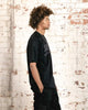 Saint Morta Allstar Embroidered Drop T-Shirt Black/White