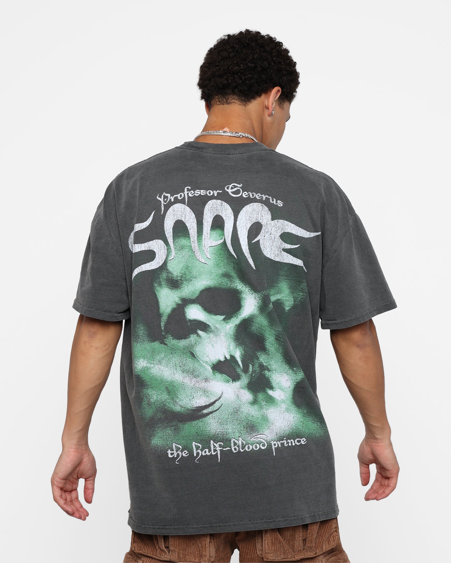 73Studio X Harry Potter Snape Heavyweight Vintage T-Shirt Black