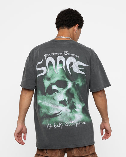 73Studio X Harry Potter Snape Heavyweight Vintage T-Shirt Black Wash