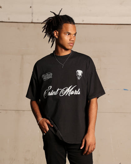 Saint Morta Roadhouse Boxy T-Shirt Vintage Black