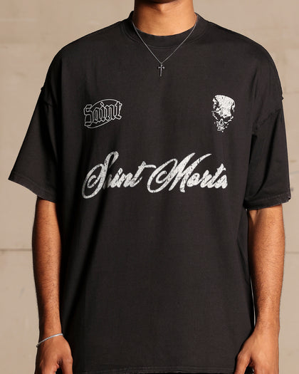 Saint Morta Roadhouse Boxy T-Shirt Vintage Black