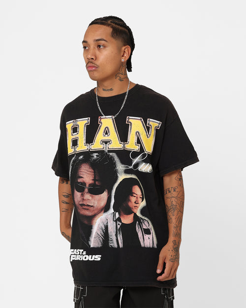Goat Crew X Fast & Furious Han Lue Vintage T-Shirt Black Wash