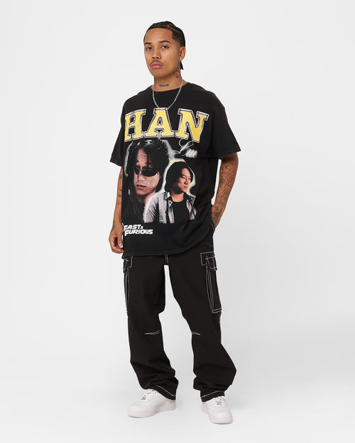 Goat Crew X Fast & Furious Han Lue Vintage T-Shirt Black Wash