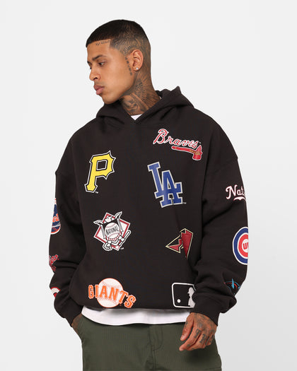Majestic Athletic MLB League Patch Hoodie Black Culture Kings US