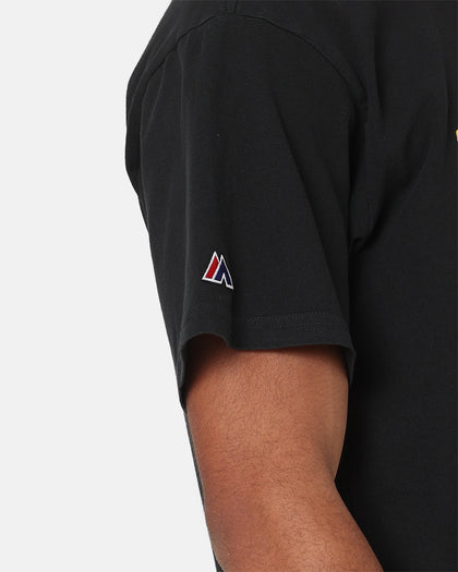 Majestic Athletic Anaheim Ducks Script Arch T-Shirt Faded Black