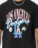 Majestic Athletic Los Angeles Dodgers Script Arch T-Shirt Faded Royal
