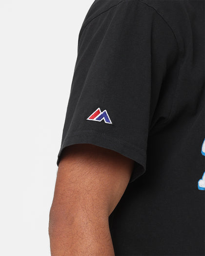 Majestic Athletic Los Angeles Dodgers Script Arch T-Shirt Faded Royal