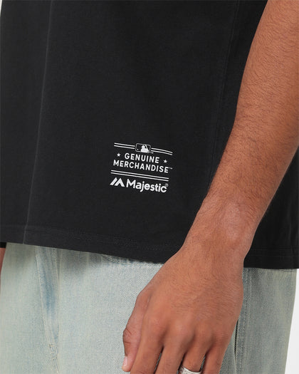 Majestic Athletic Los Angeles Dodgers Script Arch T-Shirt Faded Royal