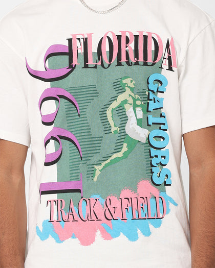 National Collegiate Athletic Association Florida Gators Track & Field T-Shirt Vintage White