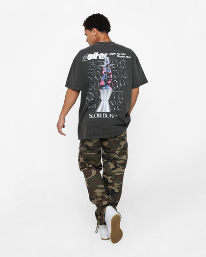Loiter Slow Burn T-Shirt Vintage Black