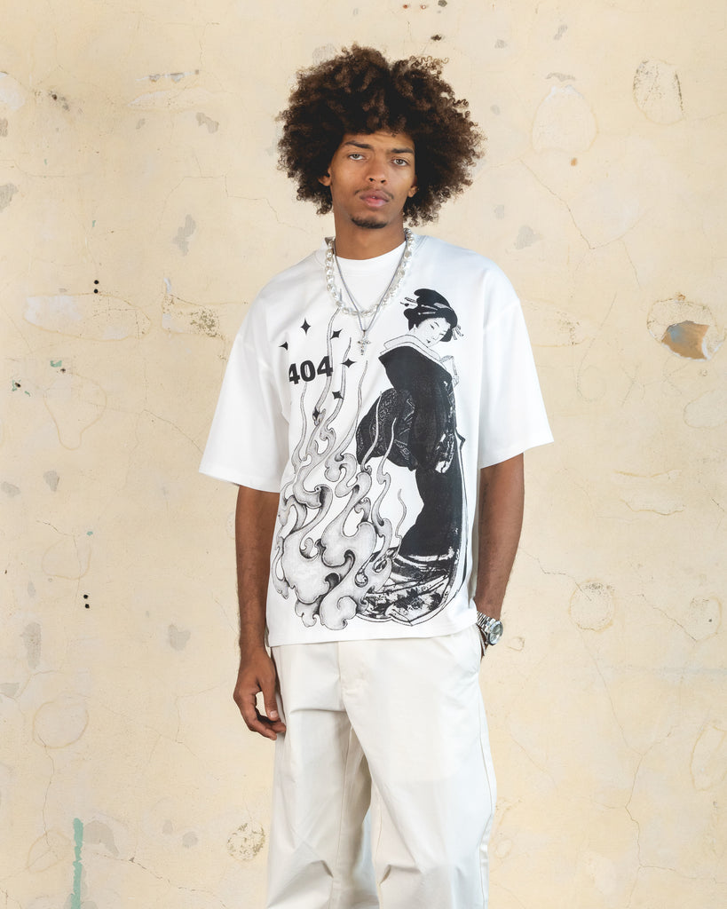 404 Geisha T-Shirt Off White | Culture Kings US