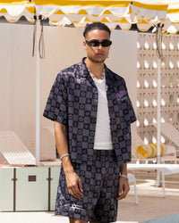 Loiter Midsummer Button Up Shirt Black