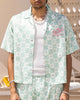 Loiter Midsummer Button Up Shirt Sage Green