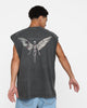 Saint Morta Momento Mori Muscle T-Shirt Black Wash