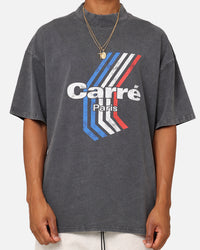Carre Flight VTG Oversized T-Shirt Washed Black