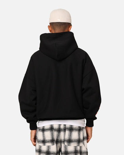 Carre Floraux Oversized Hoodie Black