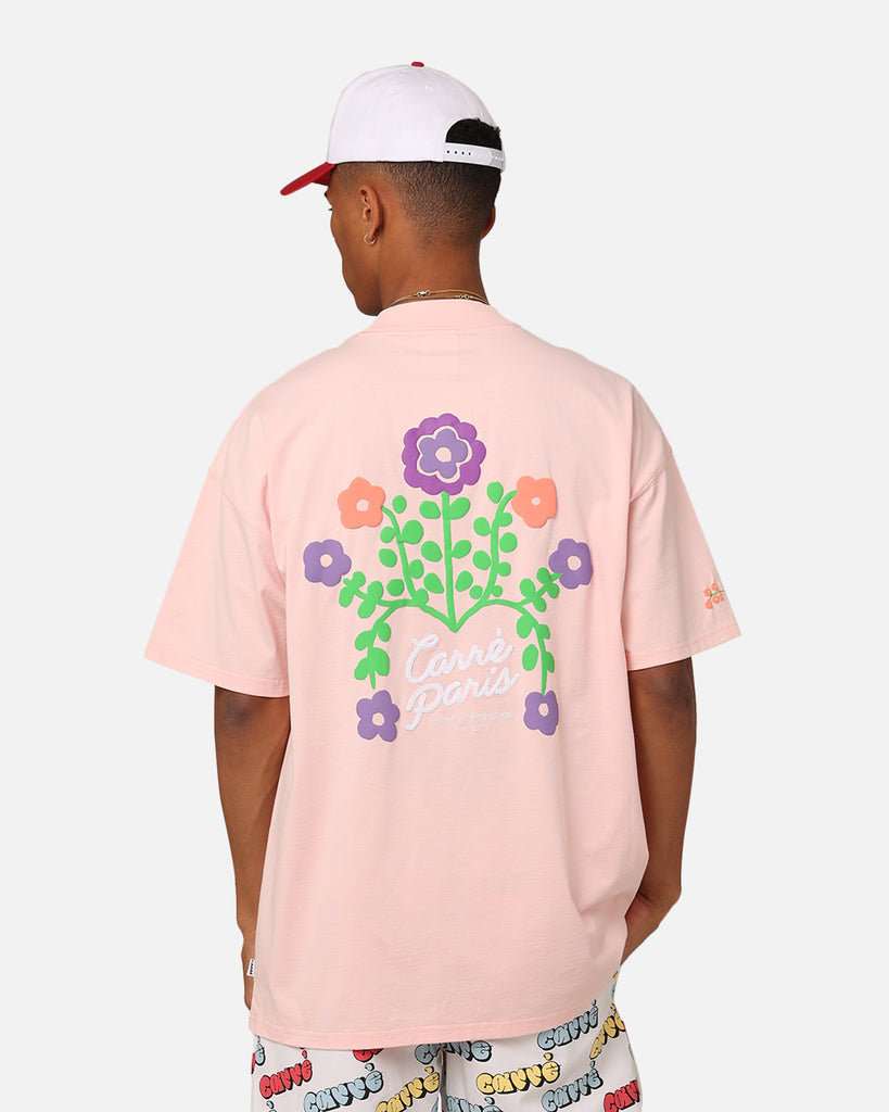 Carre Floraux Oversized T-Shirt Pink | Culture Kings US