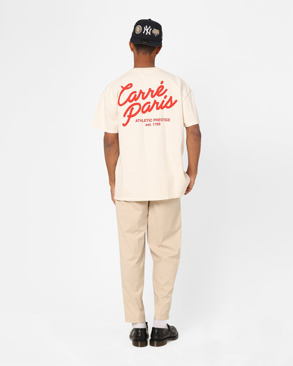 Carre Script T-Shirt Off White