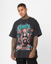 Mitchell & Ness Vancouver Grizzlies Mike Bibby Photo T-Shirt Faded Black