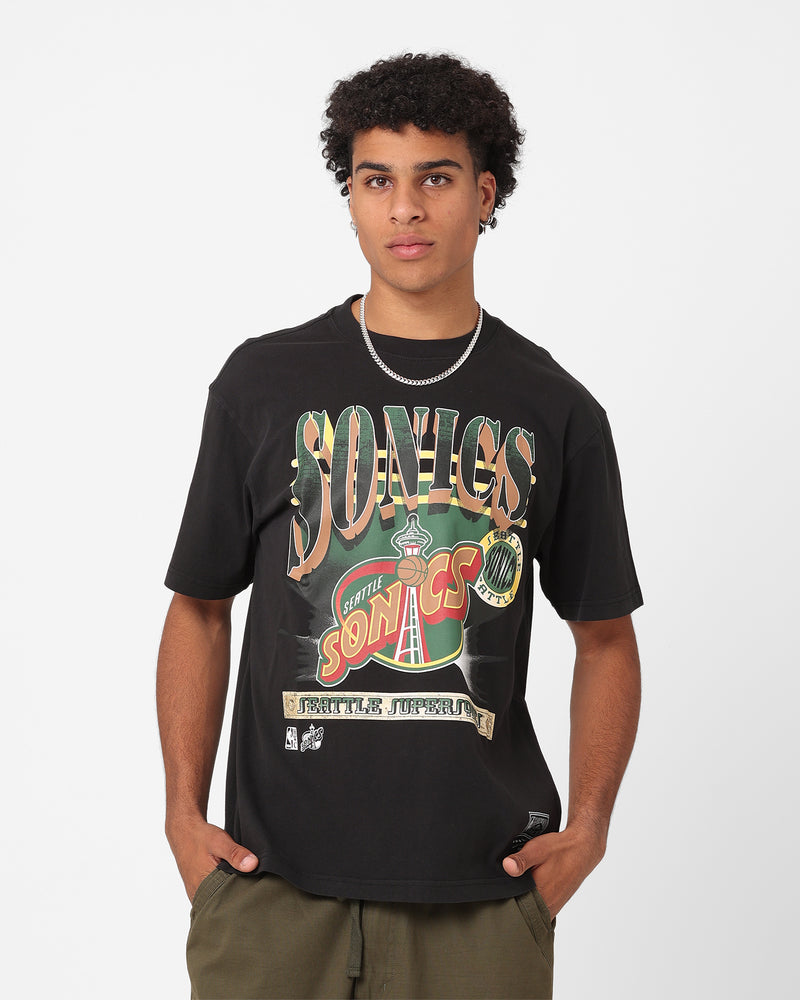 Mitchell & Ness Seattle SuperSonics In The Spotlight T-Shirt Faded