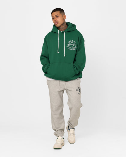 Mitchell & Ness Chicago Bulls Letterman Hoodie Malachite Green