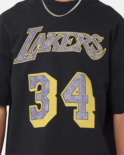 Mitchell & Ness Los Angeles Lakers Shaquille O'Neal N&N Oversized T-Shirt Faded Black