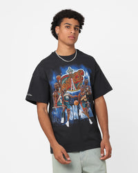 Mitchell & Ness Seattle SuperSonics Gary Payton and Shawn Kemp Strike T-Shirt Faded Black