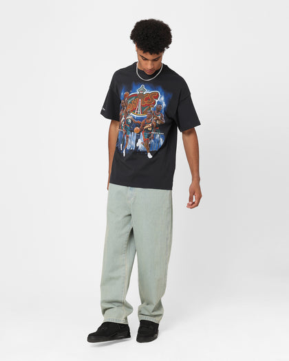 Mitchell & Ness Seattle SuperSonics Gary Payton and Shawn Kemp Strike T-Shirt Faded Black