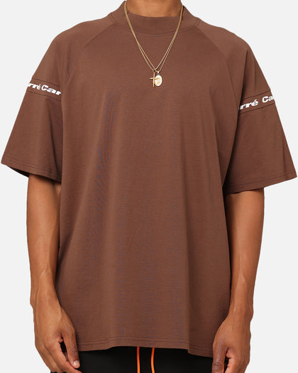 Carre Prime Oversized Raglan T-Shirt Dark Brown