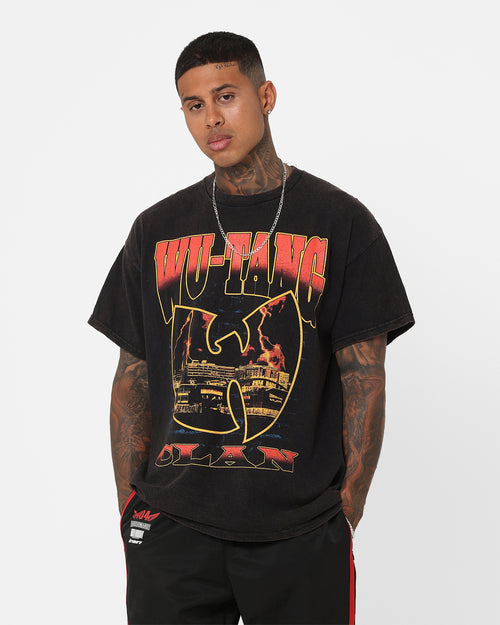 Wu Tang Brand Limited Lightning T-Shirt Black Wash