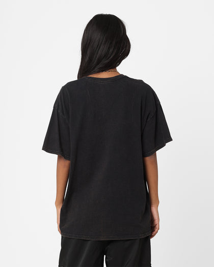 Wu Tang Brand Limited Logo Wings T-Shirt Black Wash