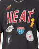 Mitchell & Ness Miami Heat Highway Logo T-Shirt Vintage Black