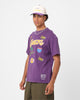 Mitchell & Ness Los Angeles Lakers Highway Logo T-Shirt Lakers Purple