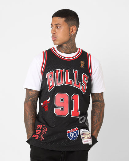 Mitchell & Ness Chicago Bulls Dennis Rodman Hi-Way Swing Jersey Black